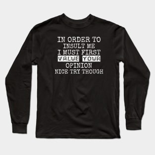 mens-funny Long Sleeve T-Shirt